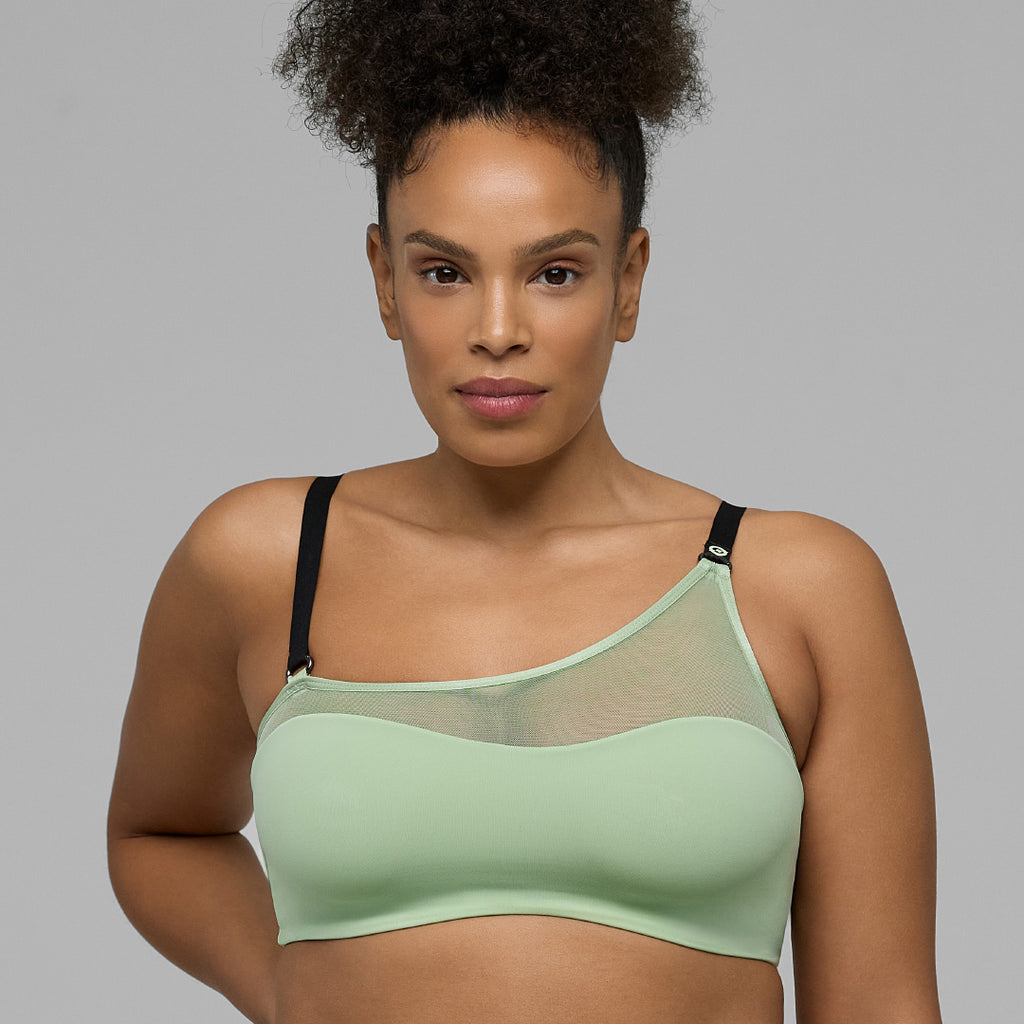 Asymmetrical Bralette - Bok Choy