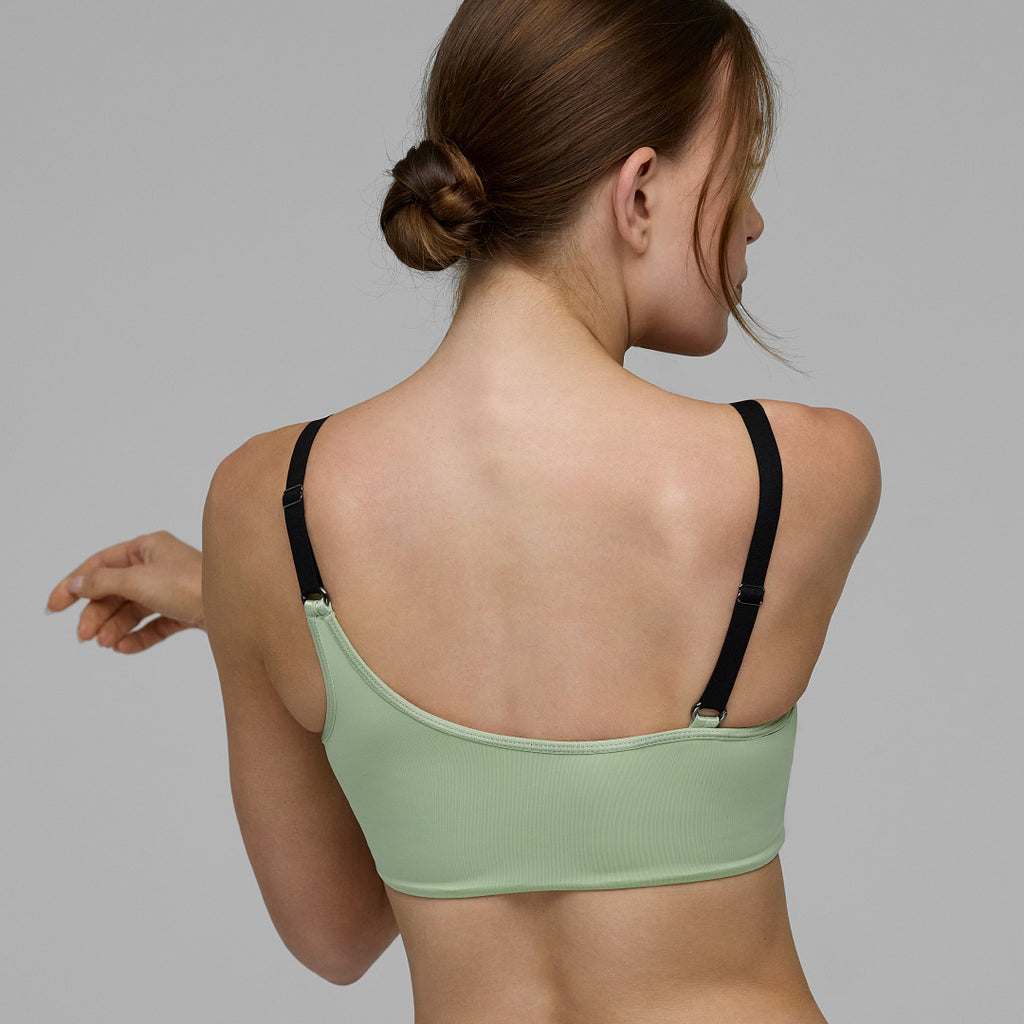 Asymmetrical Bralette - Bok Choy